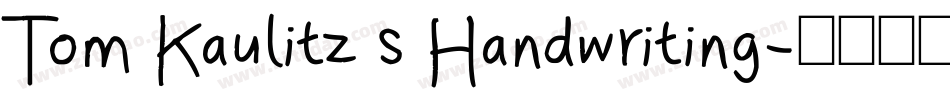 Tom Kaulitz s Handwriting字体转换